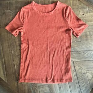 A-new-day Women's Orange and Pink T-shirt